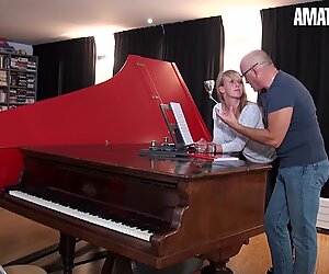 AmateurEuro - Horny French Amateur Slut Fucked On Camera By Sugar Daddy