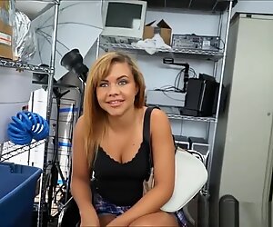 Dumbass Teen Whore Gagging & Banged By Big Black Prick