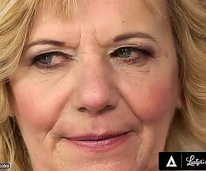 LUSTYGRANDMAS - Horny Granny Enjoys Rimming Yonger Guy While Fucking