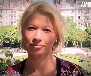 AMATEUR EURO - #Mademoiselle Justine - Hot French MILF Rough Anal Sex With Rick Angel