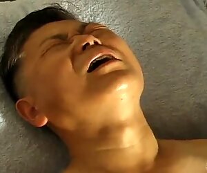 Japanese daddy jerk of, japan grandpa