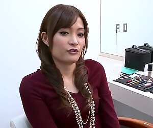 Asian slut in POV movie enjoys cock in her mouth before givng handjob