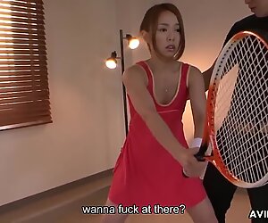 Gangbang brunette Yume Kimino is getting two dicks