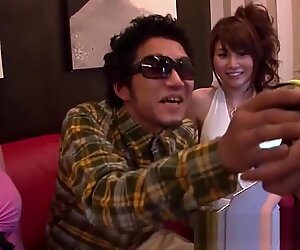 Two Japanese models have some lesbian fun with toys