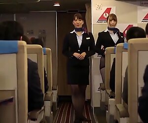 Hot Japanese Women Airline Hostesses Sexual Services To Business Men