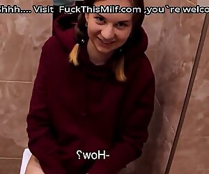 stepsister allowed me to fuck her on the washing machine.