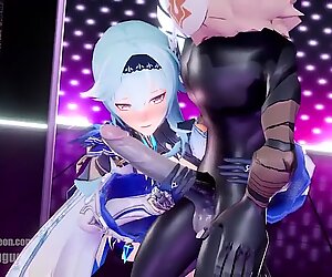 WAIFU FUCKED ON STAGE TO THE RHYTHM OF MUSIC FOR THE FANS