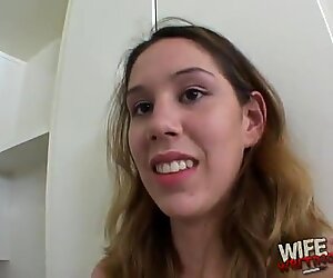 Rocy is SUCH A SLUT! Black Rod Writes Her Needs on her Slut Body!