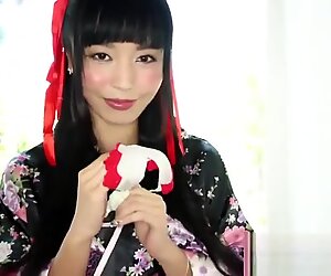 Geisha Marica takes on big black cock!