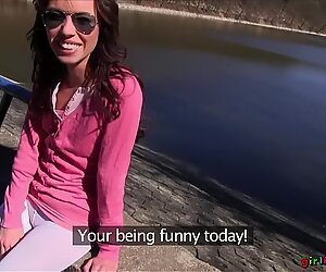 Outdoors lesbian sex between sluts Gina Devine and Michelle Louie