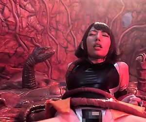 Nasty being wants to seduce a stunning Japanese chick