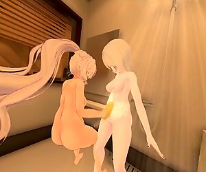 Vrchat japanese, vtube, yuri hentai anime